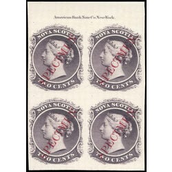 nova scotia stamp 9tciii queen victoria 2 1860 pb vf 002