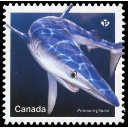 canada stamp 3109i blue shark 2018