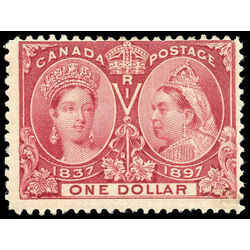 canada stamp 61 queen victoria diamond jubilee 1 1897 M F 036