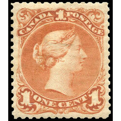 canada stamp 22 queen victoria 1 1868 m vf 009