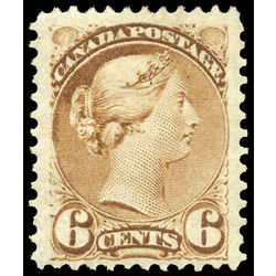 canada stamp 39 queen victoria 6 1872 m vf 014