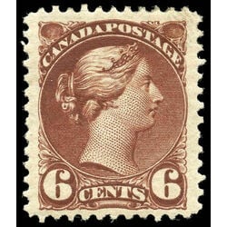 canada stamp 43a queen victoria 6 1890