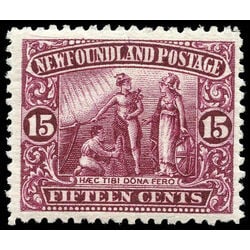 newfoundland stamp 114 colony seal 15 1911