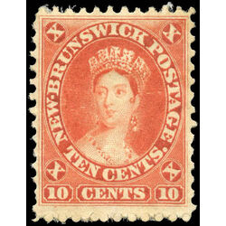 new brunswick stamp 9 queen victoria 10 1860