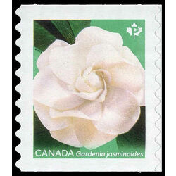 canada stamp 3168 gardenia blue green background 2019