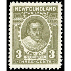 newfoundland stamp 89 john guy 3 1910