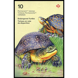 canada stamp bk booklets bk725 endangered turtles 2019