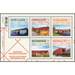 canada stamp 3180 historic covered bridges 4 50 2019