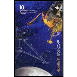 canada stamp bk booklets bk727 apollo 11 2019