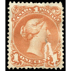 canada stamp 22 queen victoria 1 1868 m f damaged 011