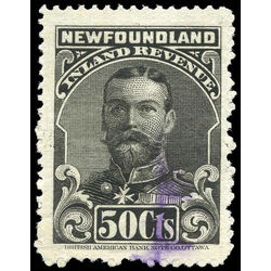 canada revenue stamp nfr19 king george v 50 1910