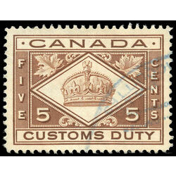 canada revenue stamp fcd3 crown 5 1914