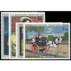 france stamp 1172 5 paintings 1967