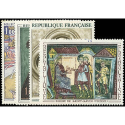france stamp 1236 9 paintings 1969