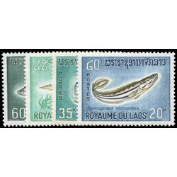 laos stamp 148 51 fish 1967
