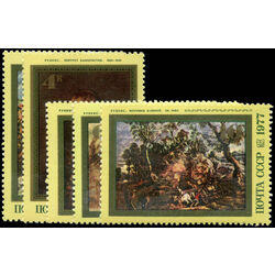 russia stamp 4572 6 rubens paintings 1977