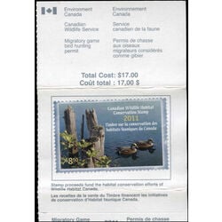 canadian wildlife habitat conservation stamp fwh28a american wigeon 8 50 2011
