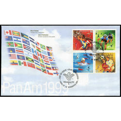 canada stamp 1804a pan american games 1999 FDC