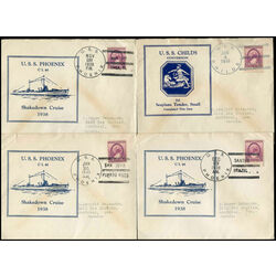 9 covers featuring uss phoenix and manley 1938 1939 cruises