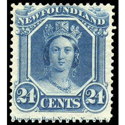 newfoundland stamp 31 queen victoria 24 1866 m f 003
