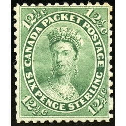 canada stamp 18 queen victoria 12 1859 m vf 010