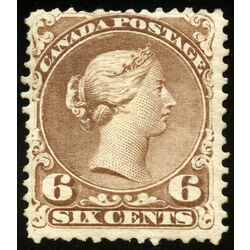 canada stamp 27a queen victoria 6 1868 m vgog 006