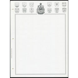 blank pages for the dominion canada stamp album