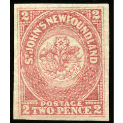 newfoundland stamp 17 1861 third pence issue 2d 1861