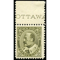 canada stamp 94 edward vii 20 1904 m vfnh 013