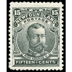 newfoundland stamp 97 king george v 15 1910 m vf 003