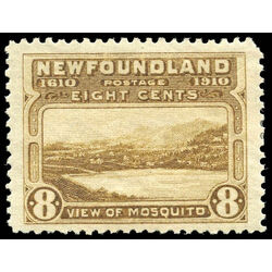 newfoundland stamp nf99 mosquito 8 1911 m vf 001