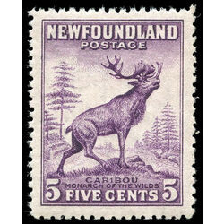 newfoundland stamp 191e caribou 5 1932
