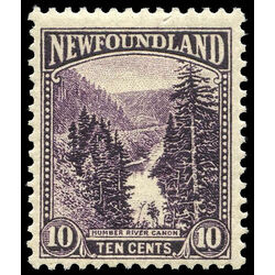 newfoundland stamp 139b humber river canyon 10 1923