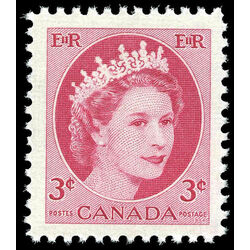 canada stamp 339iii queen elizabeth ii 3 1954