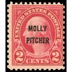 us stamp postage issues 646 molly pitcher 2 1928