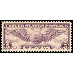 us stamp c air mail c12 winged globe 5 1930