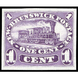 new brunswick stamp 6p locomotive 1 1860