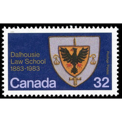 canada stamp 1003 law school coat of arms 32 1983