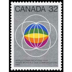 canada stamp 976 globes 32 1983