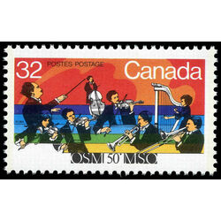 canada stamp 1010 orchestra concert 32 1984