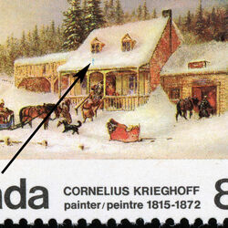 canada stamp 610iv the blacksmith s shop 8 1972
