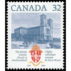 canada stamp 1029 basilica of st john s newfoundland 32 1984