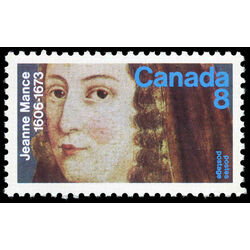 canada stamp 615 jeanne mance 8 1973