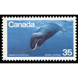 canada stamp 814 bowhead whale 35 1979