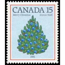 canada stamp 902 christmas tree 1981 15 1981