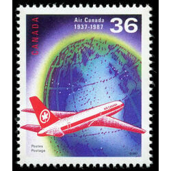 canada stamp 1145 jet over glove 36 1987