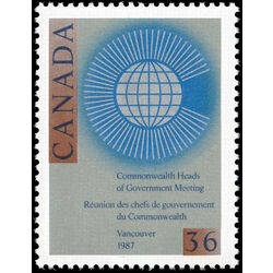 canada stamp 1147i commonwealth emblem 36 1987