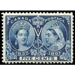 canada stamp 54 queen victoria diamond jubilee 5 1897 M VF 007