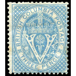 british columbia vancouver island stamp 7a seal of british columbia 3d 1865 m fog 008