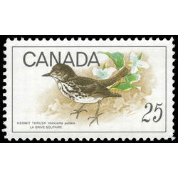 canada stamp 498 hermit thrush 25 1969